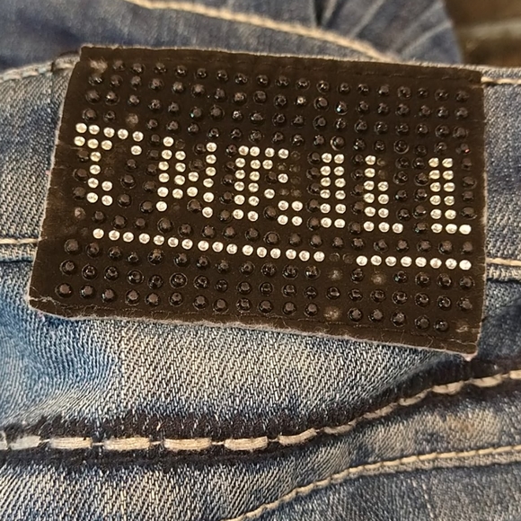 NWOT Thrill Destroyed Jeans Size 13 - Picture 3 of 9